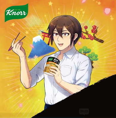 Knorr 3 Minutes to Asia manga marketing campaign